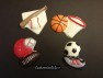 1423 Sports Theme Chocolate Candy Mold 1423 Sports Theme Chocolate Candy Mold